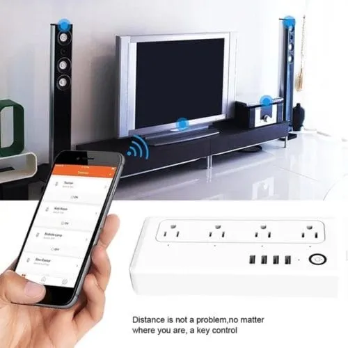 Wifi Power Strip: Alexa/Google Home, 4 USB, Tuya App Control, Surge Protector, Schedule Timers - photo 6