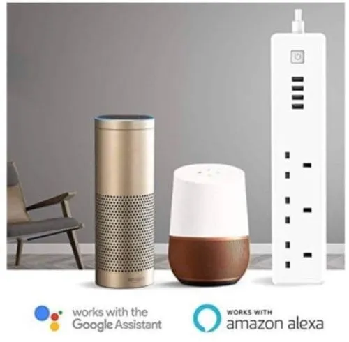 Wifi Power Strip: Alexa/Google Home, 4 USB, Tuya App Control, Surge Protector, Schedule Timers - photo 2