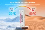 XTAR 21700 5000mAh 35–90A Flat-Top Battery(RAW) for Flashlights, Vapes & High Drain Devices - photo 4
