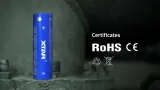 XTAR INR 18650 2600mAh High-Drain Li-ion Unprotected Battery for Vapes, EDC, and High-Power Devices, 20/30A, flat top - photo 2