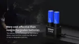 XTAR INR 18650 2600mAh High-Drain Li-ion Unprotected Battery for Vapes, EDC, and High-Power Devices, 20/30A, flat top - photo 5