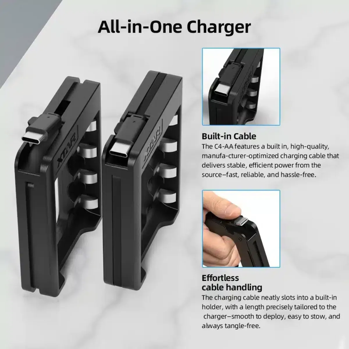 XTAR C4‑AA Charger 4 bays — Type C in Kenya