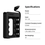 XTAR C4‑AA Charger 4 bays — Type C - photo 4