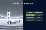 XTAR 1620mWh/1000mAh 1.5V AAA Lithium ion Battery with Low Voltage Indicator( 4pcs per set) - photo 2