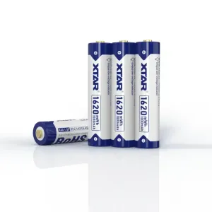 XTAR 1620mWh/1000mAh 1.5V AAA Lithium ion Battery with Low Voltage Indicator( 4pcs per set)