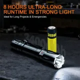 SUPERFIRE TL01-X Tactical Flashlight 1800 Lumens | 325M Range | 3400mAh Battery | USB-C Rechargeable - photo 2
