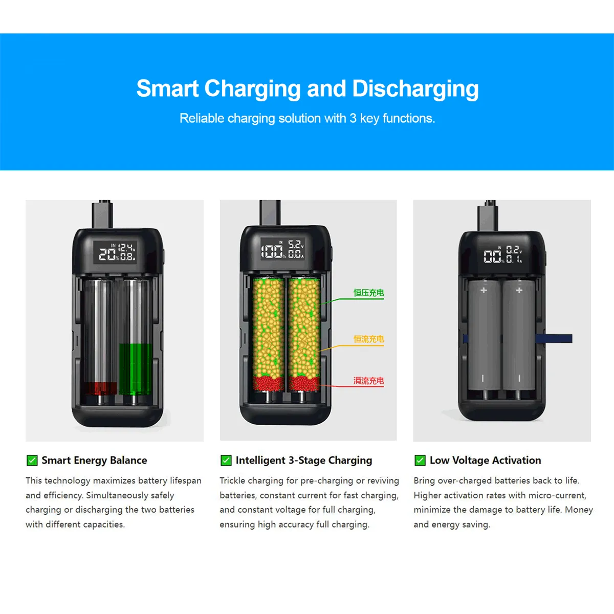 XTAR PB2SL V2 Portable 2-slots Charger & Power Bank for 18650 / 21700 Batteries in Kenya