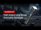 Klarus A3 2200 Lumens Rechargeable Zoom Flashlight | Tactical LED Torch - photo 9