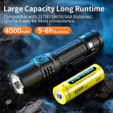 SUPERFIRE A20-X High-Powered Flashlight – 1580 lumens | 205 meters - photo 7