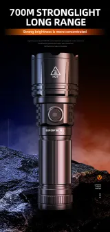 SUPERFIRE Y20 Long Range Zoomable  Flashlight - photo 2