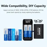 XTAR PB2SL V2 2-slots Battery Charger & Power Bank for 18650 / 21700 Batteries - photo 3