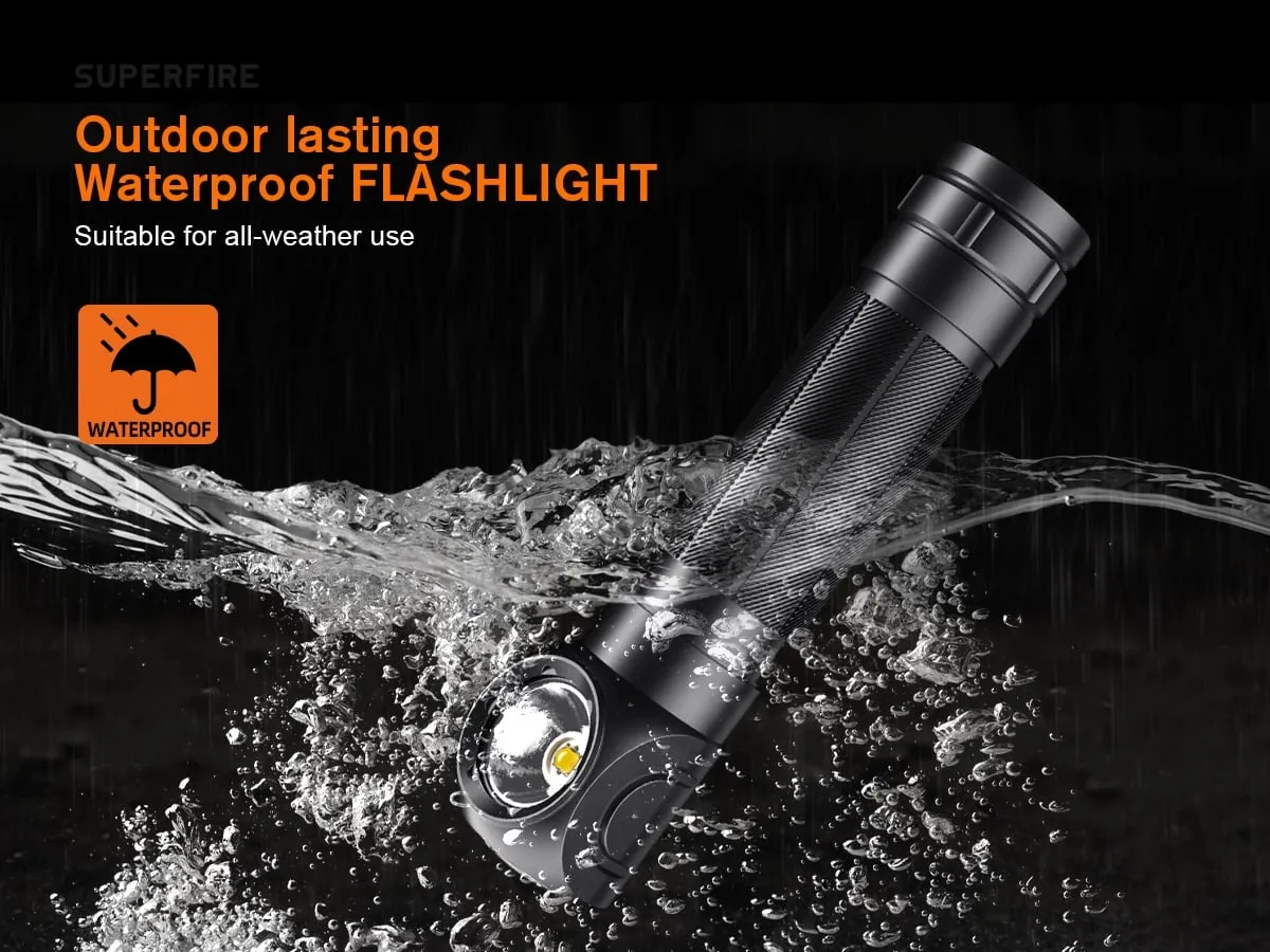 SuperFire TH04-U 2-in-1 Rechargeable LED Headlamp & Torch in Kenya