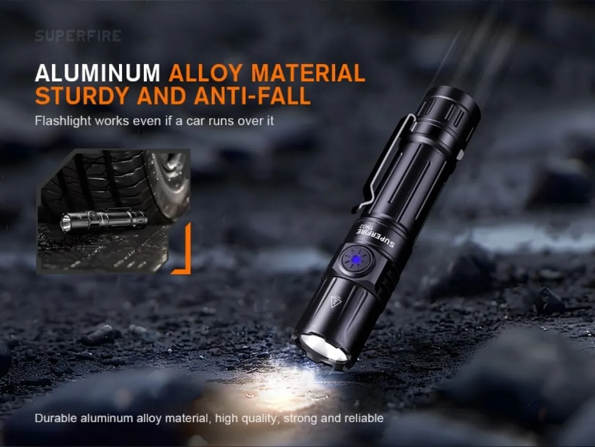 SUPERFIRE TN02 Magnetic EDC flashlight in Kenya