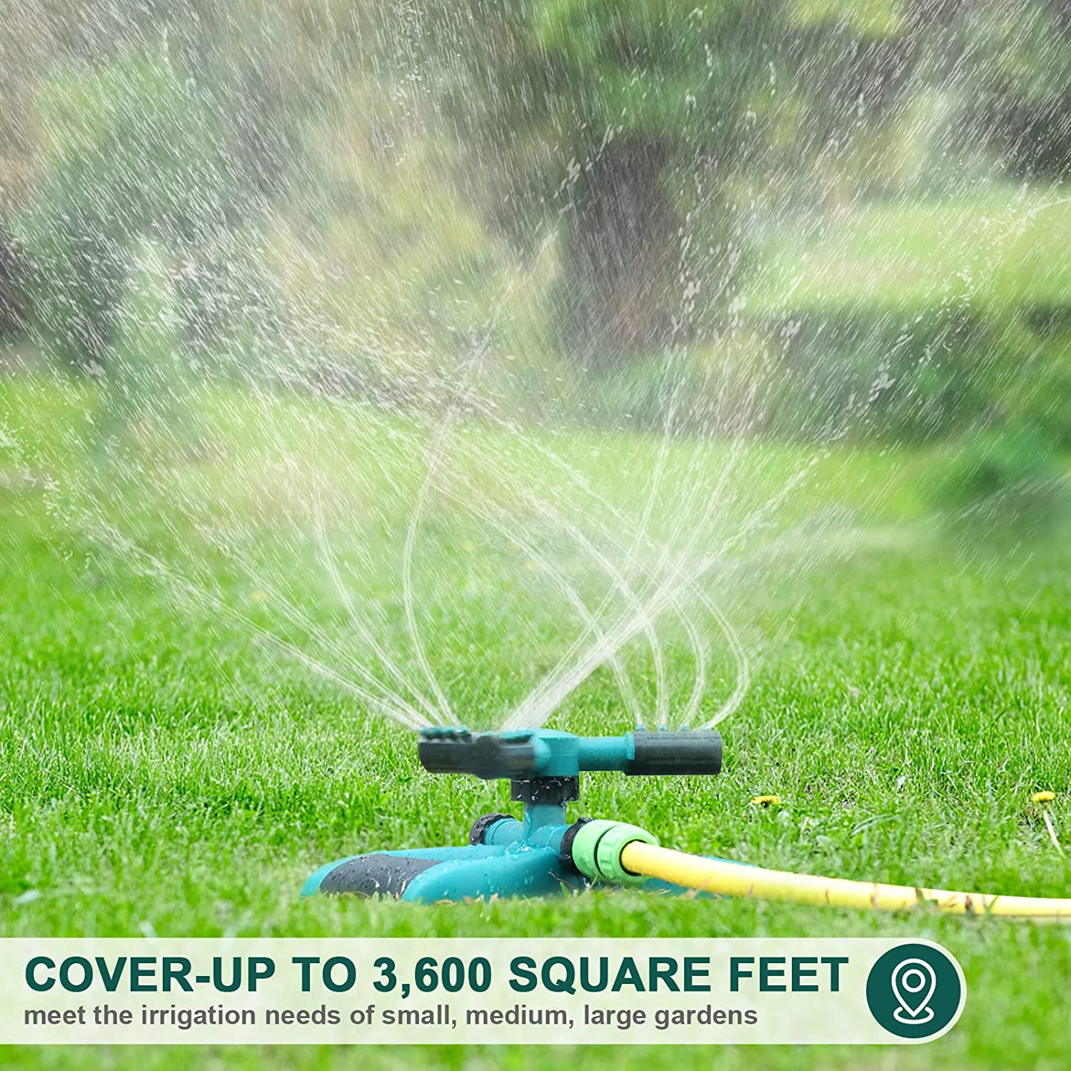Buy Jumia Lawn Sprinkler Garden Irrigation System Automatic 360 Rotating Water Sprinklers For Large Yard Area Adjustable Oscillating Sprayer For Watering Glass Outdoor Kenya 3 This ½-Inch Rotating Garden Sprinkler Provides 360° Water Coverage Up To A 10-Meter Radius Using Only Your Tap’s Pressure. Designed For Home Irrigation, Greenhouses, Or Lawn Care, It Features A Durable Abs Plastic Body And Supports Connection In Series For Extended Reach Across Larger Areas. No Electricity Required—Just Hook To A Hose And Let It Go.