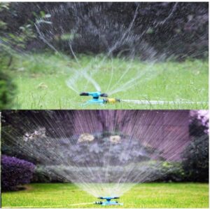 Buy Best Square Automatic 360 Degrees Rotating Water Lawn Yard Garden Sprinkler. Up To 60Psi 10 Meters. 1 Products Price In Kenya Lumen Vault Products Price In Kenya Lumen Vault The Auto-Rotating Sprinkler Takes All That Work Out Of Your Hands! All You Need To Do Is Connect It To Your Tap Using The 1/2&Quot; Hose Pipe Gauge, Turn On The Tap, And Let It Do Its Thing! It Rotates 360° With The Force Of The Water Pressure, So No Electricity Is Needed. It Distributes Water Up To 10 Meters In Radius Depending On The Pressure (60 Psi), So You Don'T Have To Worry About Watering Your Neighbors' Yard By Accident. And It Connects With Other Sprinklers In Series.