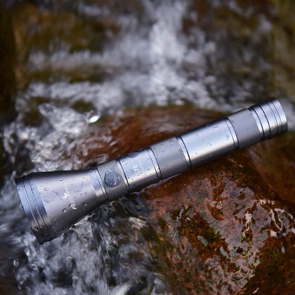 71Rv7Cllul. Ac Sl1500 Peetpen L70 Long Range Flashlight 1500 Lumens 700Meters Beam 1500Mah Li-Ion Battery Up To 10Hrs Of Uninterrupted Illumination Ipx6 Waterproof(Can Withstand Continuous Immersion In Water) 1-Year Warranty