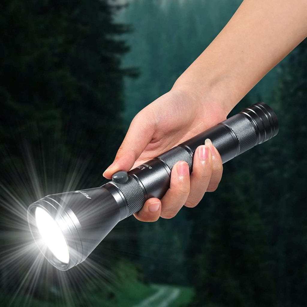 Ha072Bd65Ca0A4Cf2Ad70847Da7A779E3Q Peetpen L70 Long Range Flashlight 1500 Lumens 700Meters Beam 1500Mah Li-Ion Battery Up To 10Hrs Of Uninterrupted Illumination Ipx6 Waterproof(Can Withstand Continuous Immersion In Water) 1-Year Warranty