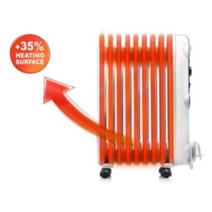 Buy Best 2.5Kw 2500W 11 Fin Portable Electric Oil Radiator Space Heater With Wheels Adjustable Temperature Thermostat White. 1 Year Warranty. Products Price In Kenya Lumen Vault Products Price In Kenya Lumen Vault Buying An Oil Room Heater Is A Great Investment For Your Home. It'S Not Only Safe For Everyone In The House, It'S Also Cost-Efficient And Long-Lasting. With An Oil Heater, You'Ll Never Have To Worry About The Dryness Of Skin Or Suffocation, So They'Re Ideal Even For Asthmatic People, Newborns And Pets. That'S Why Doctors And Pediatricians Recommend Them