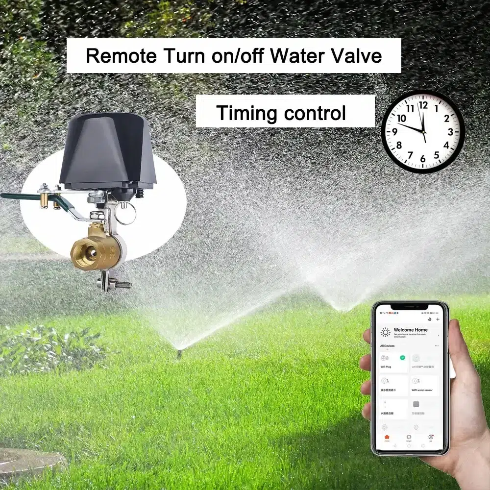 Wi Fi Smart Irrigation Valve Controller For Irigation Automation 4 Irrigation Automation System Smart Valve