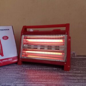 367235 800/1600W Premier Halogen Quartz Room Heater With Inbuilt Humidifier &Amp; Fan(Silent) With This Versatile Halogen Room Heater With An Inbuilt Fan And Humidifier, You Can Stay Warm And Comfortable Wherever You Are.The Inbuilt Humidifier Prevents Dry Air, Which May Cause Headaches, Dry Eyes And Skin Irritation. All You Need To Do Is Add Water.With A Silent Fan That Pushes Hot Air Out, The House Warmer Is Super Quiet So You Won'T Be Disturbed By It At Night.You Can Also Select Between 800W And 1600W Power Settings By Just Turning The Knob. To Save Energy, Select 800W. Features The Premier Halogen Heater: 2 Heat Settings Provide Instant Heat For Your Home: 800W &Amp; 1600WCarry Handle To Ease ManeuverabilityHumidifierSimple ControlsSafety Tilt SwitchHigh Heating EfficiencyLong Span-Life1600Watts Two Tube Quartz HeaterAutomatic Tip-Over ProtectPortable