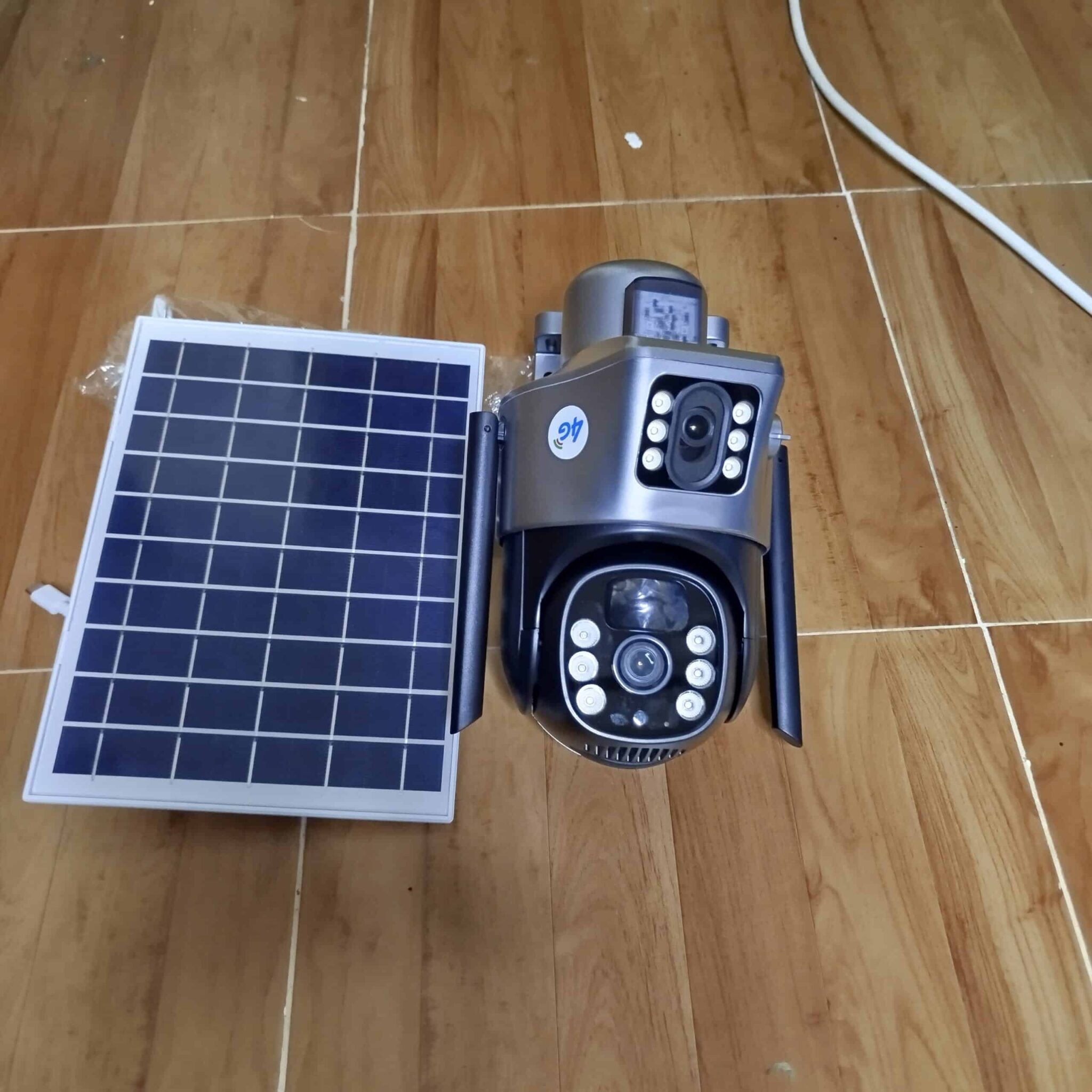 1712326574444 Scaled Scaled The Bottom Lens Of The 4G Solar Camera Is Ingeniously Designed To Rotate Both Manually And Automatically, Offering A Complete 360-Degree Horizontal Rotation And A 90-Degree Vertical Tilt. This Ensures That You Can Effortlessly View All Corners With Ease.