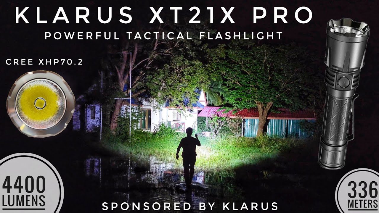 Klarus Xt21X Pro Tactical Flashl The Klarus Xt21X Pro, A Non-Zoomable Tactical Torch In The League Of Top Brands Like Led Lenser And Maglite. It Boasts An Impressive 4400 Lumens Output And An Exceptional Beam Throw Of 336 Meters. Equipped With Usb-C Charging And Cellphone Charger Mode, It Can Swiftly Recharge Your Phone From 0% To 100% With Its Usb-C To Usb-C Charging Compatibility. This Versatile Flashlight Offers A Choice Between Tactical And Outdoor Settings, Thanks To Its Dual-Switch Design, Making It Suitable For Various Scenarios. With One-Touch Access To Strobe, Turbo, And Low Modes, And A Selection Of 5 Brightness Levels, The Klarus Xt21X Pro Is Undeniably One Of The Best Tactical Flashlights On The Market.