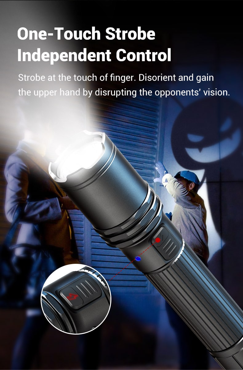 Klarus A1 Pro Flashlight 1 Features Of The Klarus A1 Pro Torch With Usb-C Rechargeable Flashlight:&Lt;P&Gt;• Brightness, Runtime And Beam Range Specs☼ High – 1300 Lumens, 3.2 Hours, 230 Meters☼ Medium – 200 Lumens, 11 Hour Run Time, 110M Range☼ Low – 30 Lumens, 72 Hour Run Time, 51M Range☼ Strobe – 1000 Lumens, 6.6 Hour Run Time&Lt;/P&Gt; &Lt;P&Gt;• Maximum Beam Range Of 754 Feet (230 Meters)• Waterproof To Ipx6 Standard• Impact Resistant• 6061-T6 Aerospace Grade Aluminum Construction• Mid Body Switches▹ Primary Switch – Fully Press For On Or Off; Light Press To Change Brightness▹ Tactical Strobe Switch – Press For Strobe From Any Mode▹ Always Turns On In Last Brightness Level Used• Usb-C Charging▹ Attach Included Usb-C Cable To Flashlight For Charging▹ Charging Indicator Changes From Red To Blue When Charging Is Complete• Battery Status Indicator Glows For 5 Seconds When Light Is Switched On▹ Blue – 70-100%▹ Red – 15-30%▹ Flashing Red – &Lt;15%&Lt;/P&Gt;