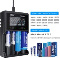 Lithium Battery Charger 18650 Aaa Xtra Charger 6 - It Can Freely Charge Lithium-Ion And Ni-Mh Batteries Simultaneously.