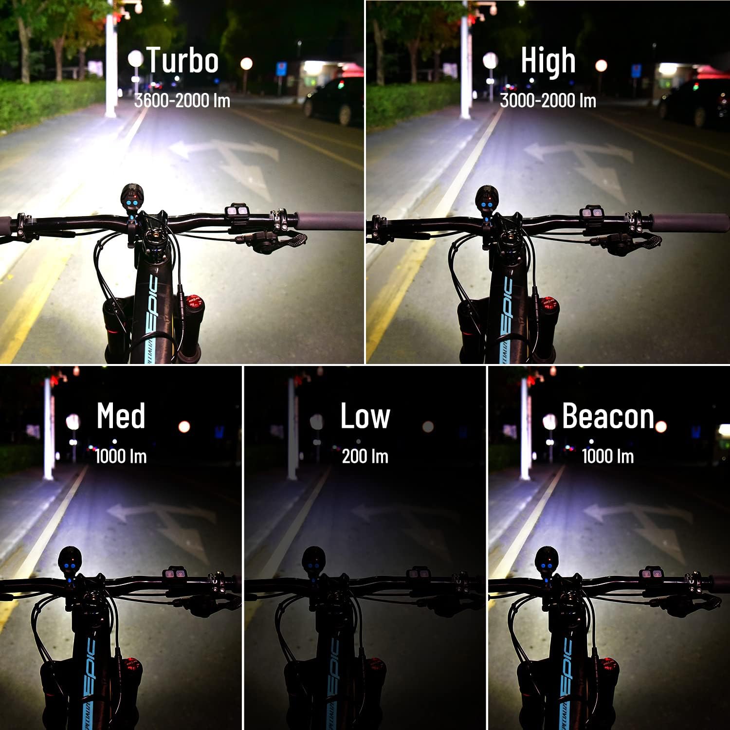 Wuben B1 Bike Light 🔹 Super Bright &Amp; Wide Beam – 3600-Lumen Led Bike Light With 179M Long Throw And 180° Wide Beam For Night Cycling And Mtb Riding.🔹 Wireless Remote Control – Effortlessly Switch Between 5 Adjustable Modes Without Taking Your Hands Off The Handlebars.🔹 6600Mah Battery 🔹 Ip65 Waterproof &Amp; Durable – A Waterproof Bike Light Designed To Withstand Rain, Mud, And Drops Up To 1 Meter, Perfect For Off-Road Cycling.🔹 Lightweight &Amp; Compact – Weighs Just 164G, Making It An Ultra-Bright Yet Portable Bicycle Headlight For Commuter Cycling And Outdoor Adventures.