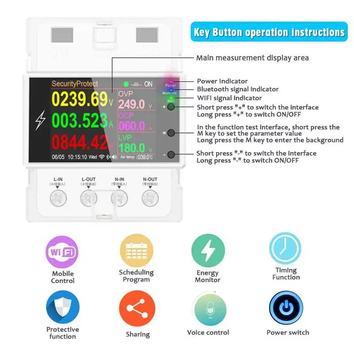 Atorch At4Pb Wifi Smart Energy Meter 2 Looking For A Powerful, Smart Way To Track Electricity Usage And Protect Your Appliances? The Atorch At4Pw Is Your Ideal Kill-A-Watt Alternative — Designed For High-Accuracy Energy Tracking And Remote Control Via Wifi. Perfect For Anyone Building A Smart Home Or Managing Home Automation Systems, This Wifi Smart Energy Meter Gives You Complete Visibility And Control Over Your Power Consumption.
