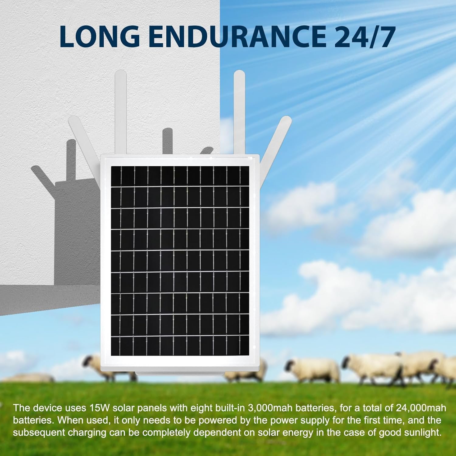 Solar Powered 4G Lte Modem Router With Sim – 25600Mah Battery Repeater Mode 9 Stay Online Wherever You Go—No Electricity Or Wired Internet Required. This Solar-Powered Outdoor 4G Lte Wifi Router Creates A Wireless Hotspot For Your Home, Campsite, Rv, Or Farm, Using Any  4G Sim Card(Pin Disabled). With A 15W Solar Panel And A Massive 25600Mah Built-In Battery, It Runs Nonstop Day Or Night, Even Through Rainy Weather Or Power Outages.