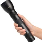 1Km Beam Flashlight Peetpen L80 –  rechargeable Heavy-Duty USB torch Flashlight/torch. 900 lumens, /torch, IPX6 Waterproof, 2D-size cell(Included)