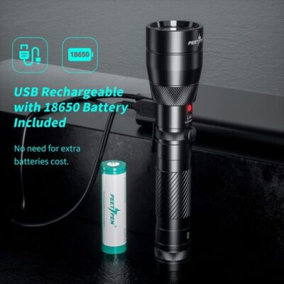 PEETPEN L45 900lm Camping Flashlight
