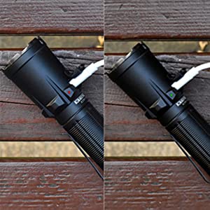Klarus XT11GT Pro Hiking Torch Klarus XT11GT Pro flashlight with 2200 lumens output for nighttime security patrols in urban areas.