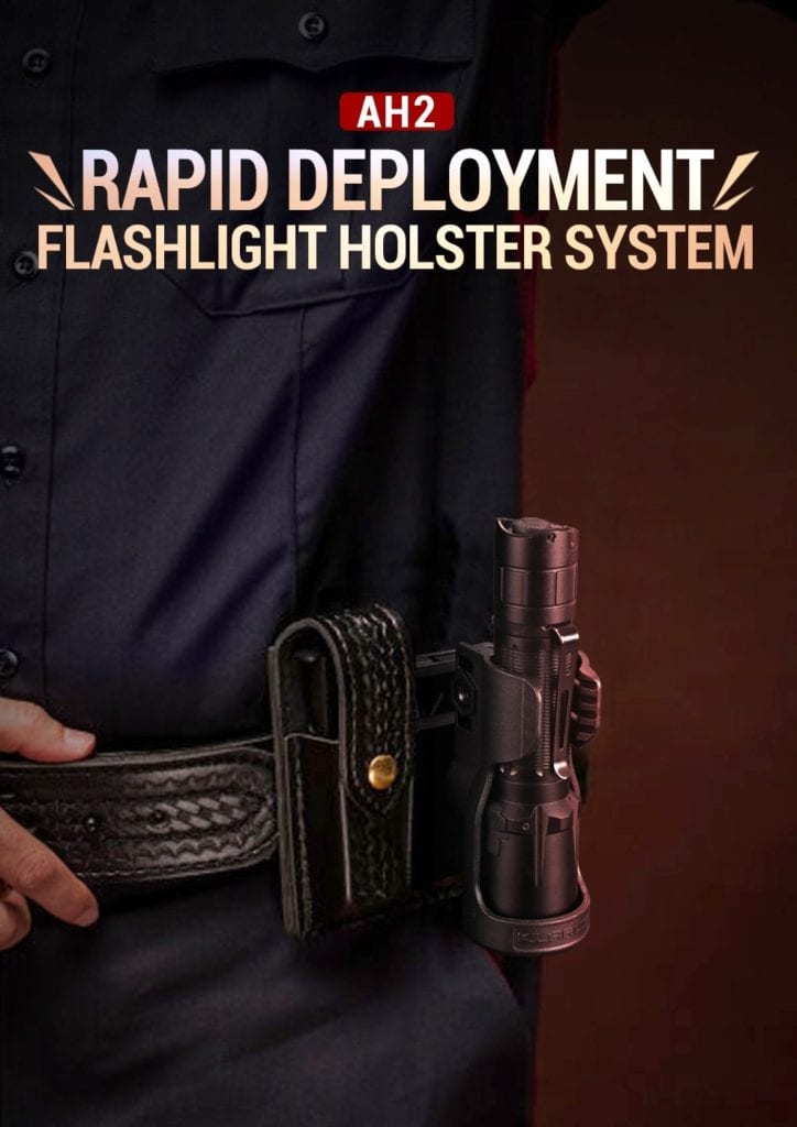 Klarus AH2 Holster: Rapid Deployment Flashlight Carrier | SUS304 Steel & Nylon | Security, Camping, Outdoors 3 klarus ah2 rapid deployment flashlight holster The Klarus AH2 Holster offers secure and rapid access to your flashlight, constructed from durable SUS304 stainless steel and high-quality nylon. Its rotating design allows for comfortable retrieval from various positions, making it ideal for security officers and outdoor enthusiasts.
๐ ๏ธKey Features: โ
Designed for rapid flashlight deployment.
โ
Secure belt clip with locking mechanism to prevent drops.
โ
Compatible with body diameters of 21-27mm.
โ
Accommodates bezel diameters less than 37mm.
โ
Rotates 90ยฐ to either side for versatile access.
โ
Constructed from SUS304 stainless steel and nylon.
โ
Suitable for security personnel and outdoor activities.
โ
Holds Klarus E1, E2, E3, XT1A, XT1C, XT2C, XT2CR, XT11S, XT12S, XT11GT Pro, XT2CR Pro, XT21C.
โ
Lightweight design at 126.8g (4.47oz). โฌ๏ธSCROLL DOWN TO SEE DESCRIPTIONโฌ๏ธ