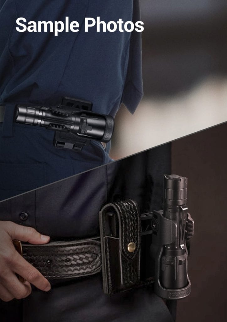 Klarus AH2 Holster: Rapid Deployment Flashlight Carrier | SUS304 Steel & Nylon | Security, Camping, Outdoors 8 klarus ah2 rapid deployment flashlight holster 3 The Klarus AH2 Holster offers secure and rapid access to your flashlight, constructed from durable SUS304 stainless steel and high-quality nylon. Its rotating design allows for comfortable retrieval from various positions, making it ideal for security officers and outdoor enthusiasts.
๐ ๏ธKey Features: โ
Designed for rapid flashlight deployment.
โ
Secure belt clip with locking mechanism to prevent drops.
โ
Compatible with body diameters of 21-27mm.
โ
Accommodates bezel diameters less than 37mm.
โ
Rotates 90ยฐ to either side for versatile access.
โ
Constructed from SUS304 stainless steel and nylon.
โ
Suitable for security personnel and outdoor activities.
โ
Holds Klarus E1, E2, E3, XT1A, XT1C, XT2C, XT2CR, XT11S, XT12S, XT11GT Pro, XT2CR Pro, XT21C.
โ
Lightweight design at 126.8g (4.47oz). โฌ๏ธSCROLL DOWN TO SEE DESCRIPTIONโฌ๏ธ