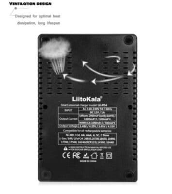 LiitoKala Lii-PD4 LCD Battery Charger for 18650