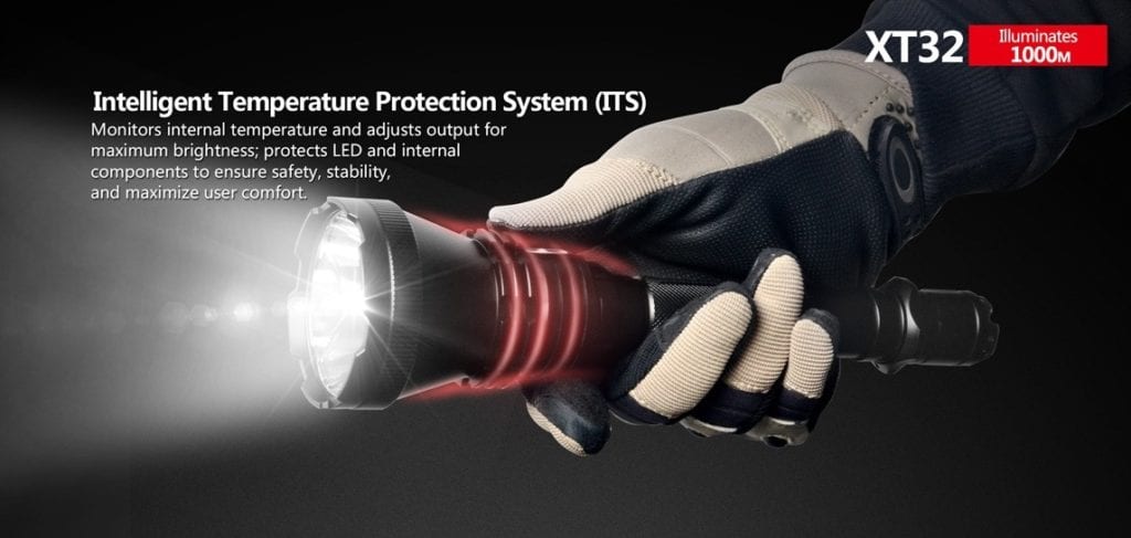 klarus xt32 009 1 The Klarus XT32 is a powerful, long-range LED spotlight designed for hunting and search and rescue. It features a Cree XP-L HI V3 LED, producing up to 1200 Lumens and reaching distances of 1000 meters (3280 ft.). Its dual programmable settings offer quick access to various modes, making it ideal for hunting, camping, hiking, and tactical operations. 🛠️Key Features: ✅ Dual setting programmable for custom use
✅ Classic setting with one-touch strobe and turbo
✅ Hunting setting with one-touch low, turbo and SOS
✅ Side switch lockout function for safety
✅ Intelligent battery capacity indicator
✅ Intelligent temperature protection system
✅ Reverse polarity protection for battery safety
✅ 6061-T6 Aluminum alloy construction
✅ Mil-spec type III hard-anodized coating
✅ Mirror polished reflector for enhanced throw ⬇️SCROLL DOWN TO SEE DESCRIPTION⬇️