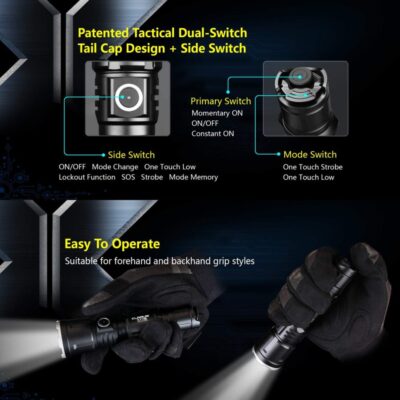 Klarus XT11X Hiking Flashlight 3200 Lumens