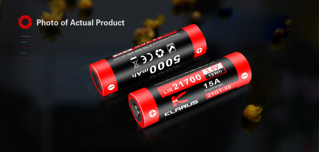 Klarus 5000mAh 21700 Battery: High-Drain 16A Protected Button Top for Flashlights, Gimbals & Torch Lights 3 H22cc547e079947818728701f56bc5ada5 This Klarus 21700 battery offers a high capacity of 5000mAh and a discharge rating of 15A. It is built with short-circuit protection for reliability and a lifespan of 500 charge/discharge cycles. This powerful battery is suitable for various electronic devices requiring sustained power, including high-drain flashlights, vaping devices, and portable power banks.
๐ ๏ธKey Features: โ
High capacity: 5000mAh โ
Maximum discharge current: 15A โ
Built-in short circuit protection โ
Rated voltage: 3.6V โ
Rechargeable via USB โ
Lifespan of 500 charge/discharge cycles โ
Terminal Type: Button Top โ
Utilizes a professional 21700 cell core โฌ๏ธSCROLL DOWN TO SEE DESCRIPTIONโฌ๏ธ