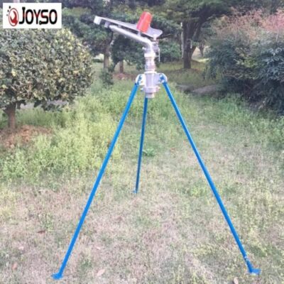 Heavy duty 2" rain gun sprinkler irrigating maize fields in Nairobi, Kenya, with 50m coverage for efficient crop watering.