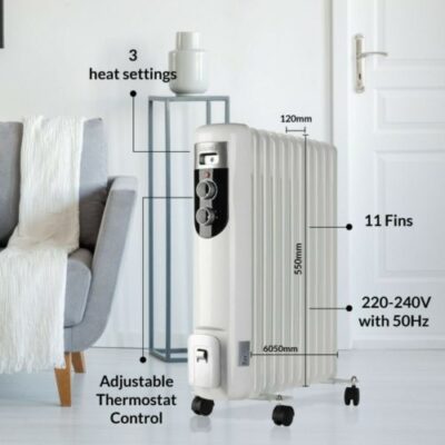 2000W Oil Heater for Cozy Bedrooms