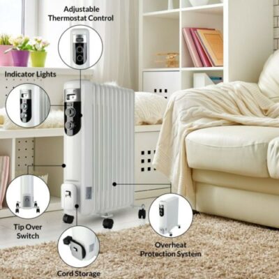 2000W Oil Heater for Cozy Bedrooms