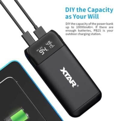 XTAR PB2S Charger for Hiking Adventures