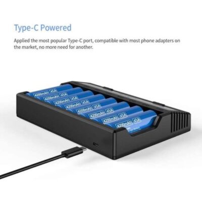 XTAR VC8 AA Battery Fast Charge