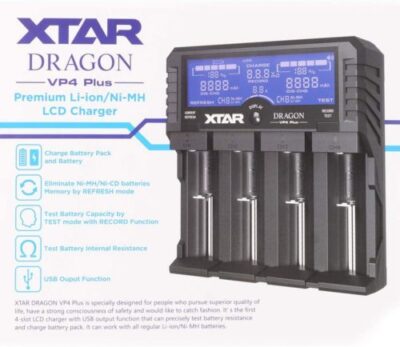 Xtar VP4 Plus Li-ion Battery Charger