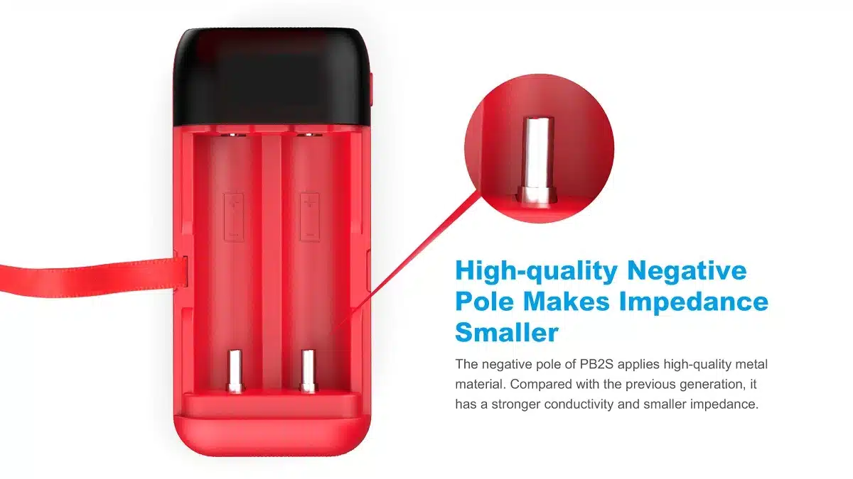 XTAR PB2S Charger 6 The XTAR PB2S is a versatile 2-in-1 fast charger and power bank supporting 18650 and 21700 batteries. It offers QC3.0 and PD3.0 fast charging, dual output ports, and a real-time display for voltage, current, and battery percentage. This compact, lightweight device is ideal for outdoor adventures, emergency preparedness, and daily commutes. 🛠️Key Features:: ✅ Dual-functionality: Charger and power bank in one compact unit. ✅ Fast charging: Supports QC3.0 and PD3.0 protocols for rapid charging. ✅ Wide battery compatibility: Fits 18650 and 21700 lithium-ion batteries. ✅ Real-time display: Shows voltage, current, and battery percentage. ✅ Dual output ports: Features USB-A and USB-C for simultaneous charging. ✅ 0V activation: Revives over-discharged batteries, extending their life. ✅ Three-stage charging: Uses TC-CC-CV method for safe and efficient charging. ✅ Magnetic cover: Protects batteries from dust and drops. ✅ Built-in ribbon: Ensures easy battery removal. ✅ Lightweight: Weighs only 85g, perfect for travel. ⬇️SCROLL DOWN TO SEE DESCRIPTION⬇️