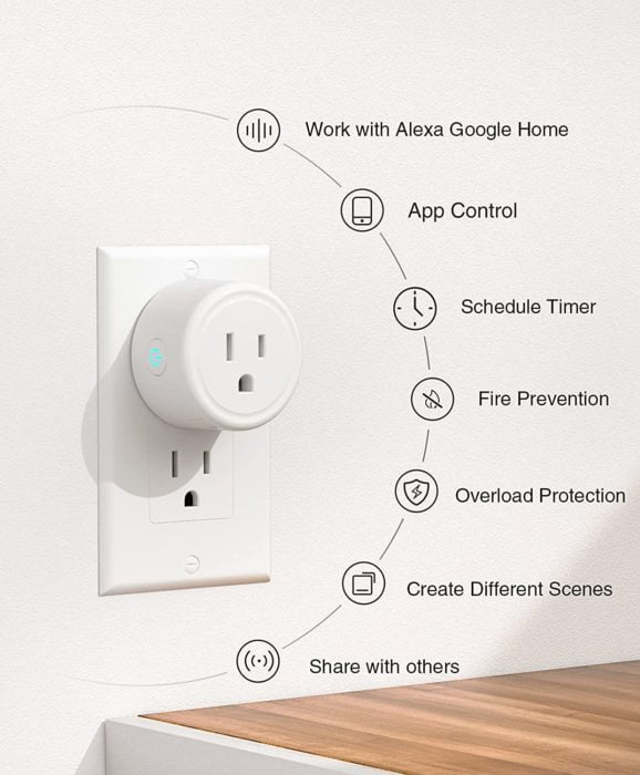 Buy best Tuya 16A3200W Smart Home Wifi Alexa Google Home PlugSocket Outlet With Energy Monitoring Remotely Control Your Devices With This Automation Device 6 products price in Kenya Lumen Vault products price in Kenya Lumen Vault Control appliances remotely with this Tuya WiFi Smart Plug, featuring real-time energy monitoring and voice control compatibility with Alexa and Google Assistant. Its durable PC+ABS fire-rated material and compact design make it a practical addition to any smart home setup, perfect for managing household electronics and reducing energy consumption. 🛠️Key Features:: ✅ Real-time energy monitoring via app
✅ Smart scheduling and automation scenes
✅ Voice control with Alexa and Google Assistant
✅ Overload protection for device safety
✅ Compact and durable fire-rated PC+ABS construction
✅ Easy plug-and-play WiFi setup
✅ Track voltage, wattage, current, and frequency
✅ Compatible with Tuya and Smart Life apps ⬇️SCROLL DOWN TO SEE DESCRIPTION⬇️
