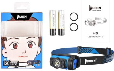 Adjustable WUBEN H3 Hiking Headlamp