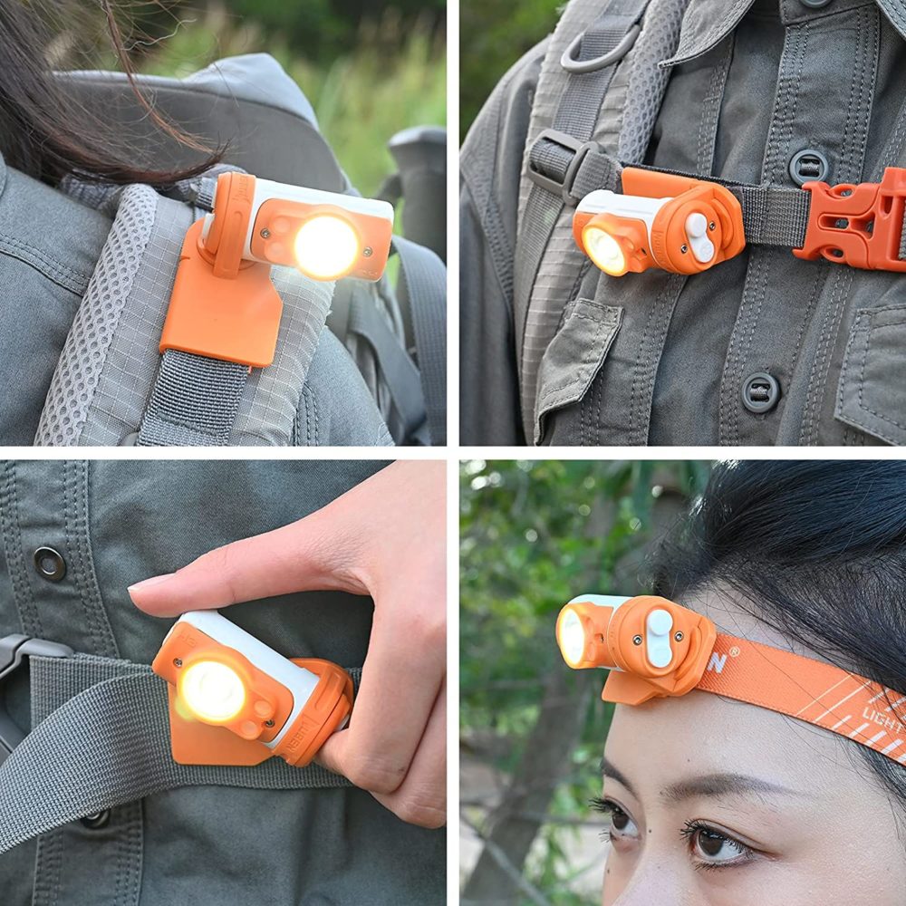 WUBEN H3 Adjustable Beam Headlamp for Hiking WUBEN H3 headlamp with 360-degree adjustable beam for night hiking on trails